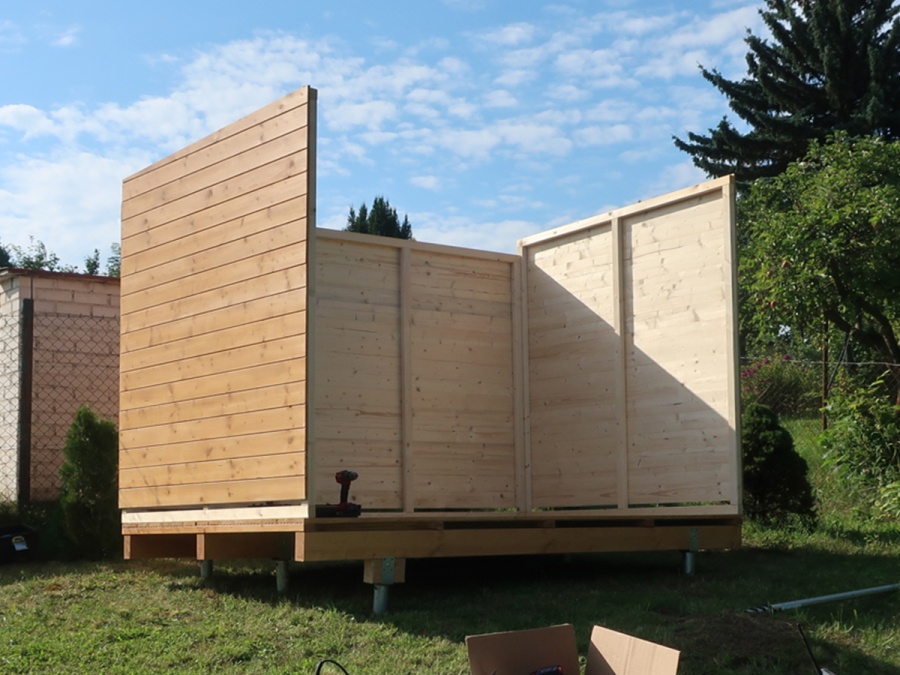 Kerti házikók telepítése