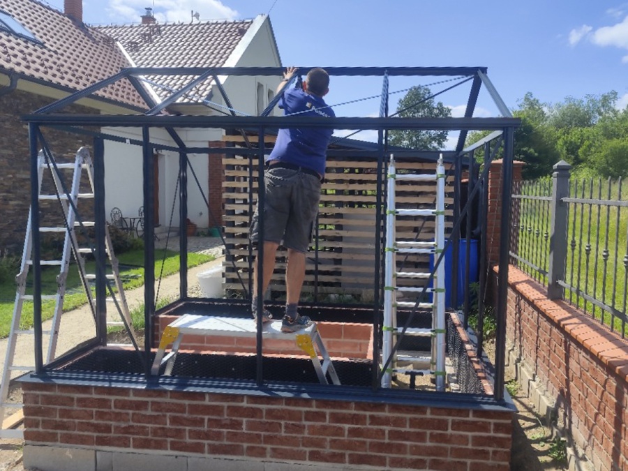 Montáže skleníkov