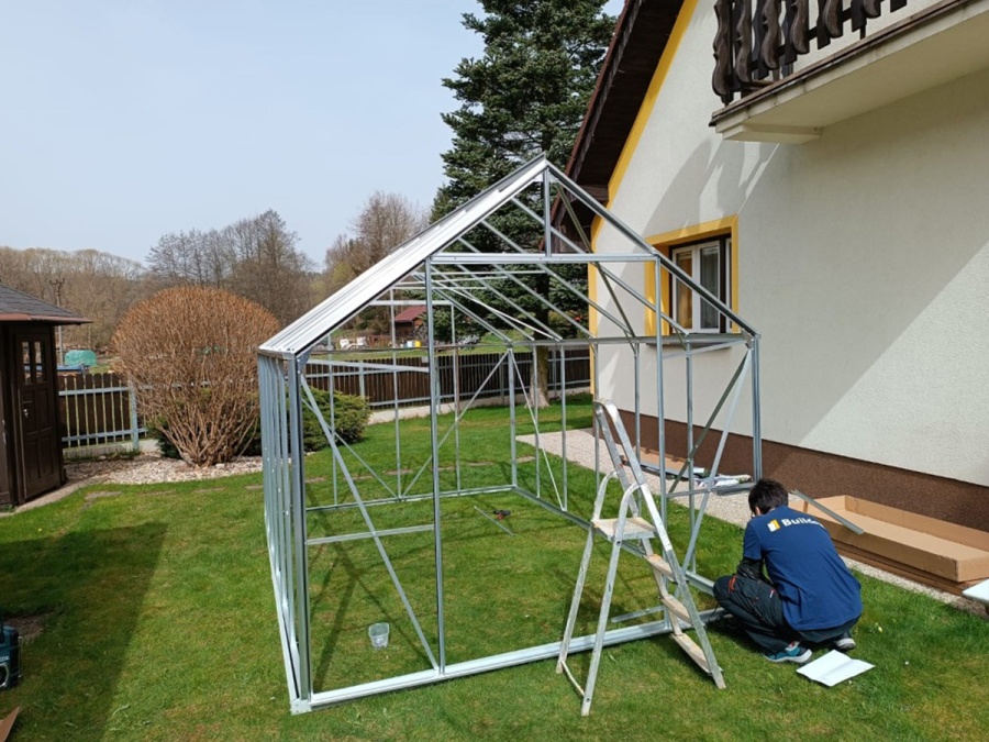 Montáže skleníkov