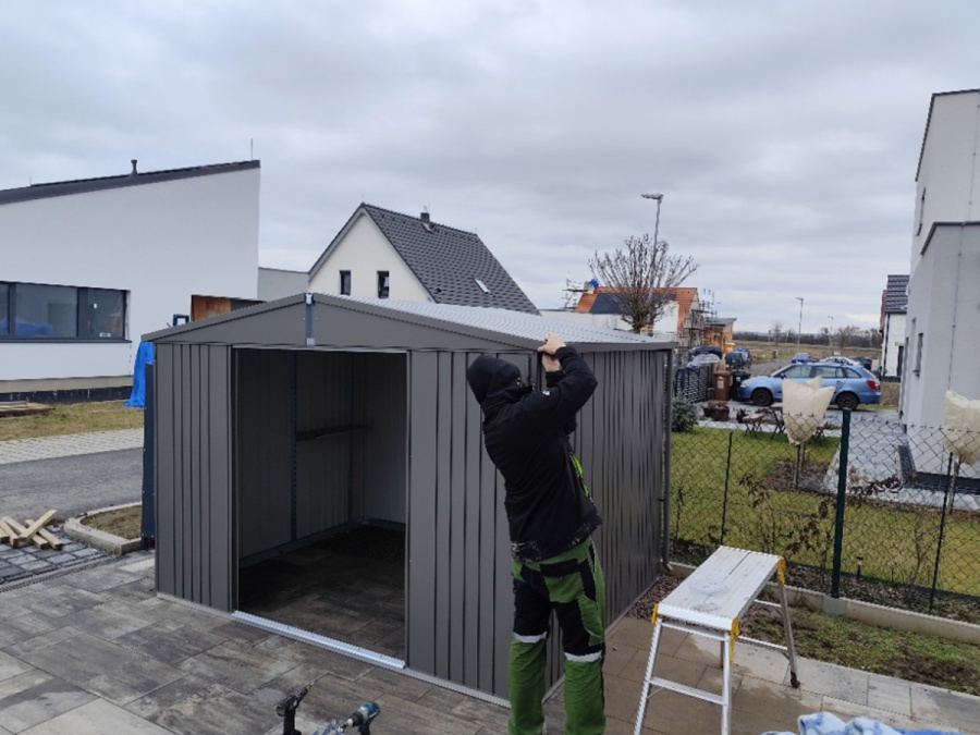 Kerti házikók telepítése