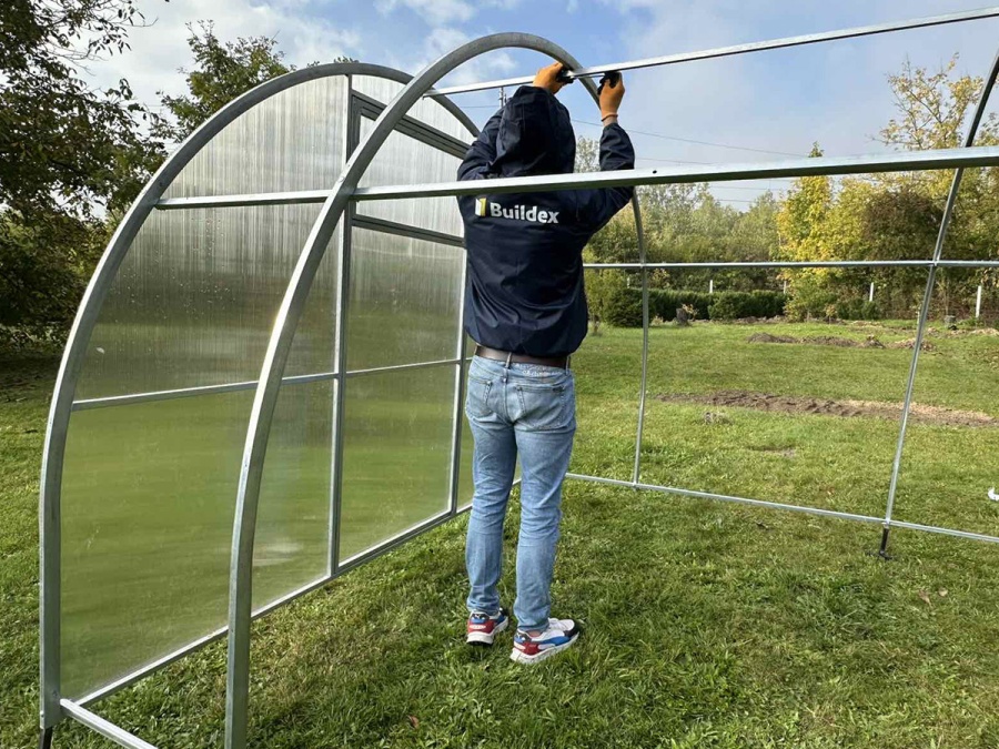 Montáže skleníků