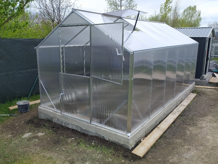 Montáže skleníků