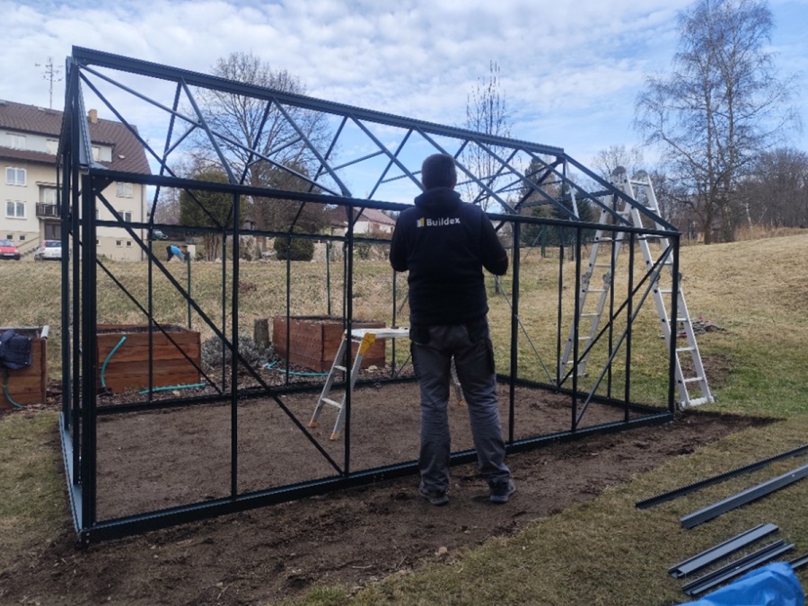 Montáže skleníků