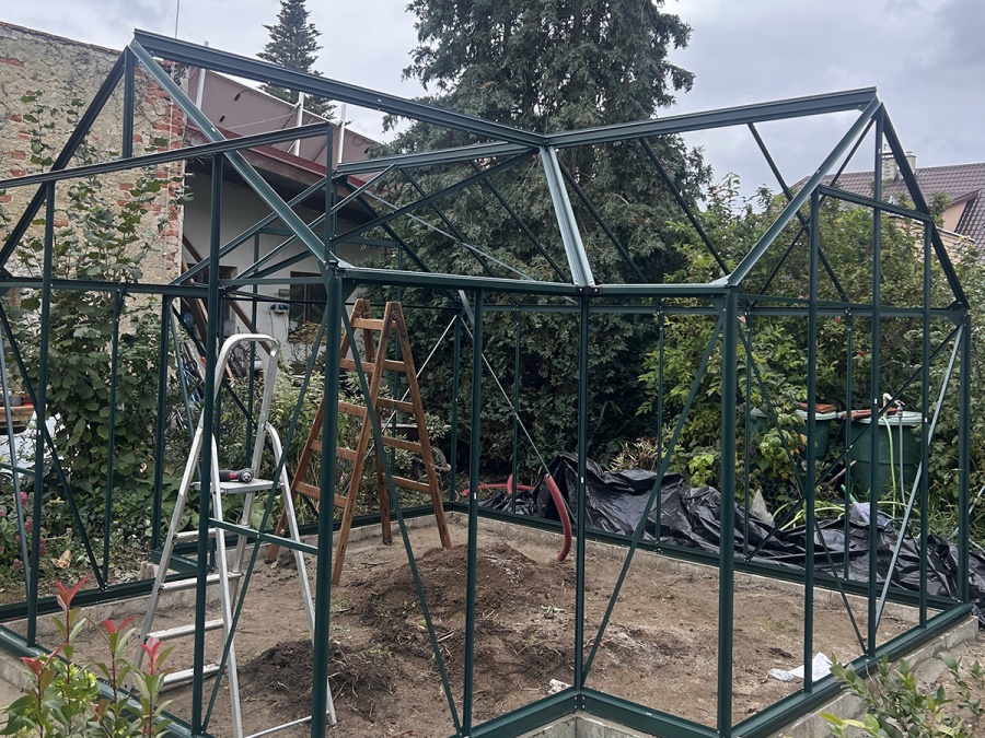 Montáže skleníků