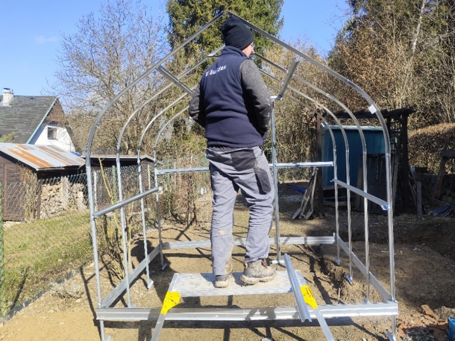 Montáže skleníkov