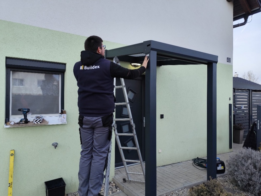 Montáže pergol, zimných záhrad a striešok