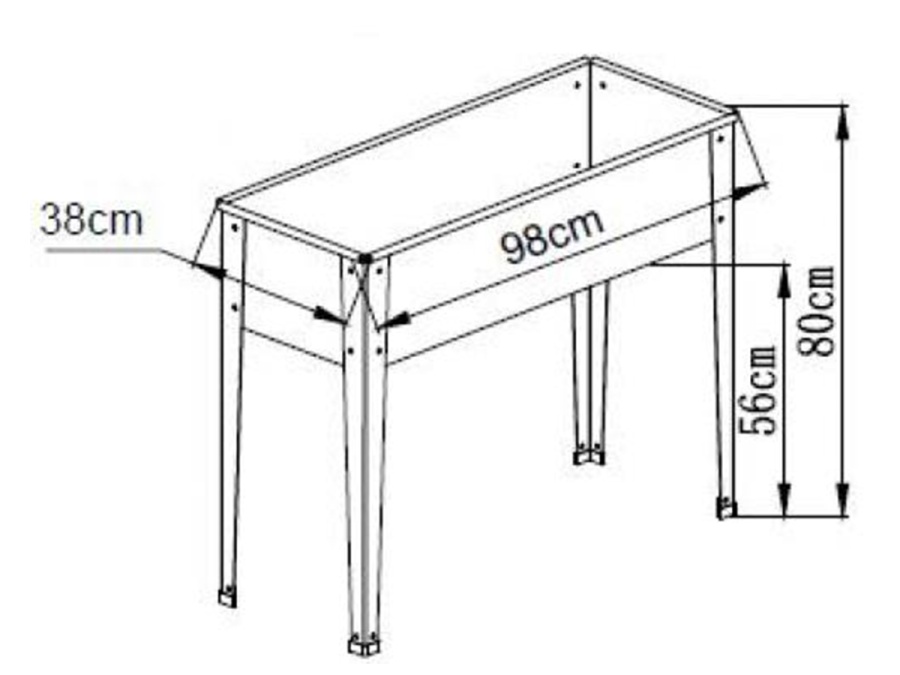 Stolní záhon Lanit Plast Raised bed
