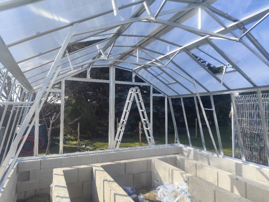 Montáže skleníkov