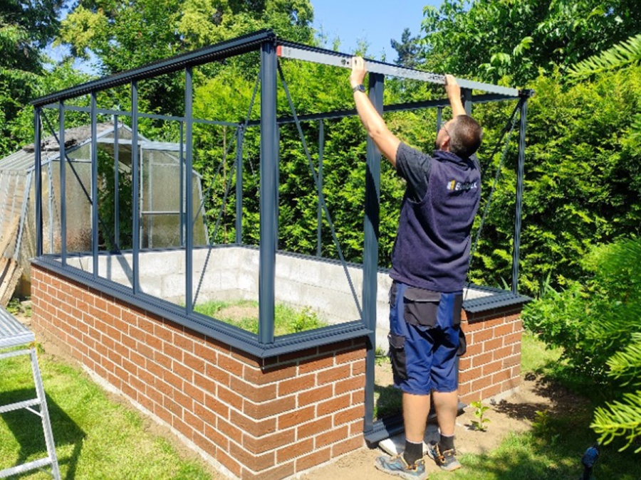 Montáže skleníků