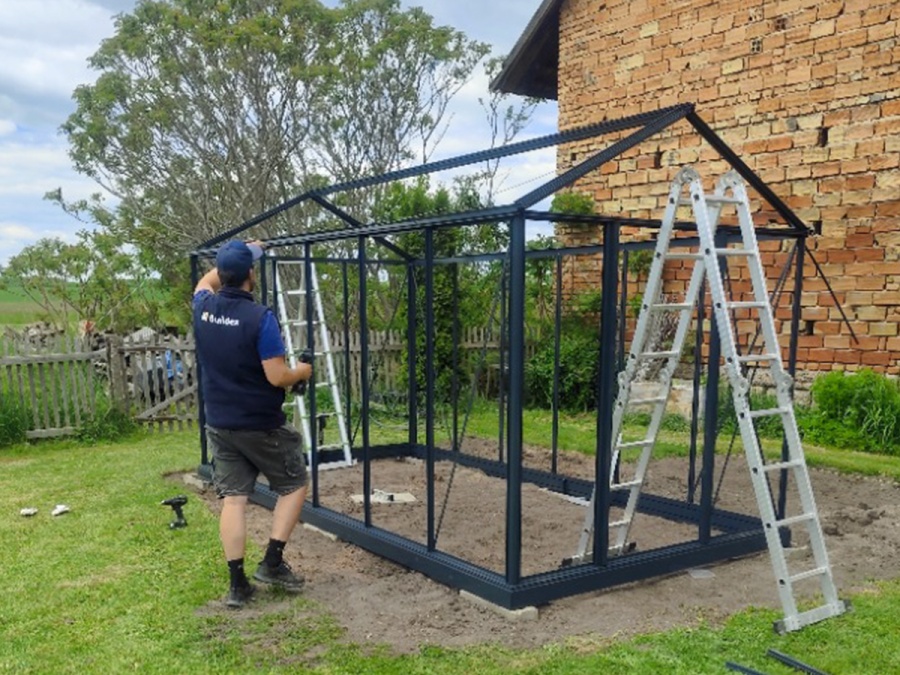 Montáže skleníkov