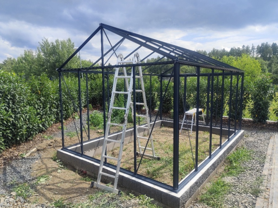 Montáže skleníků