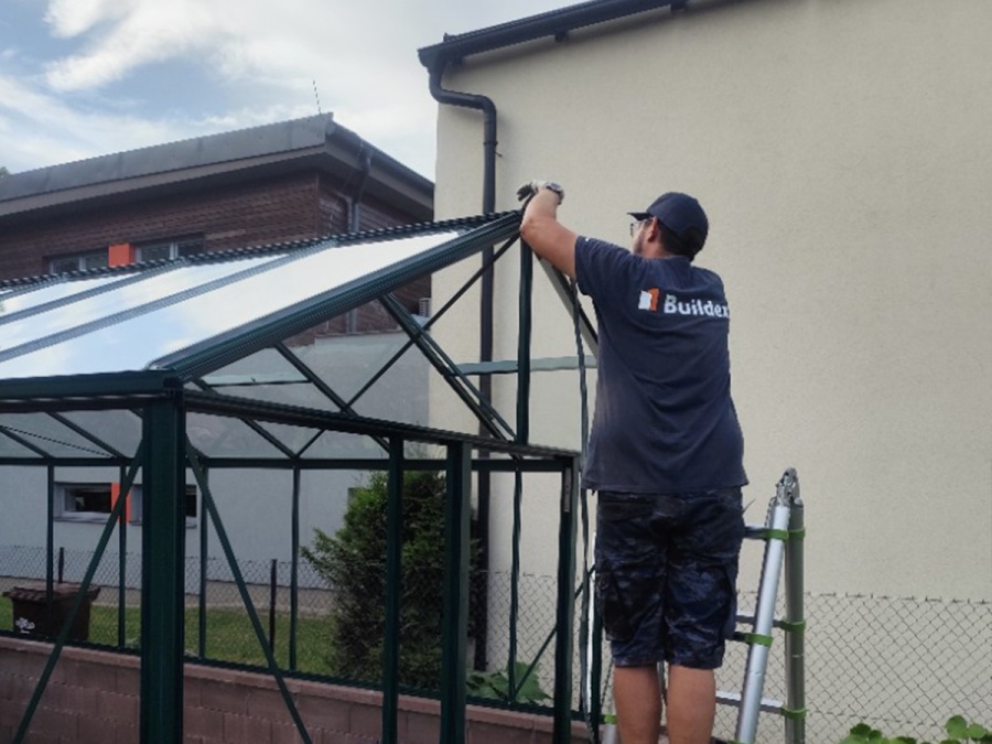 Montáže skleníků