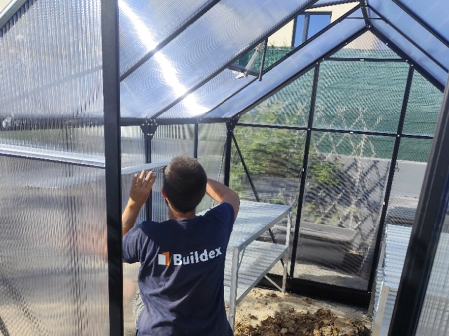 Montáže skleníků