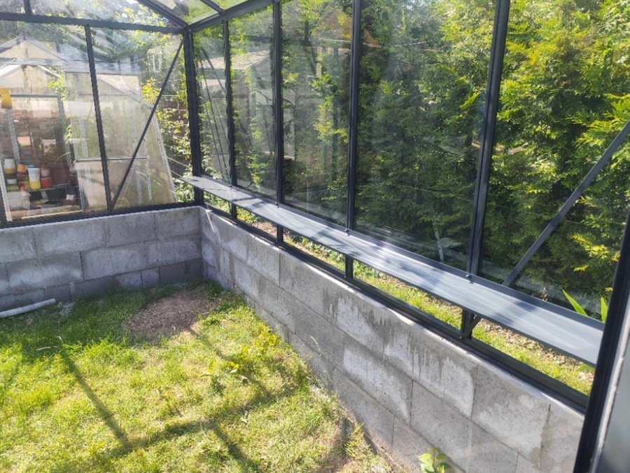 Montáže skleníků