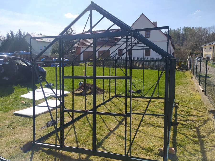 Montáže skleníků