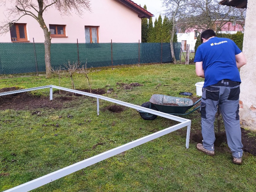 Montáže skleníků