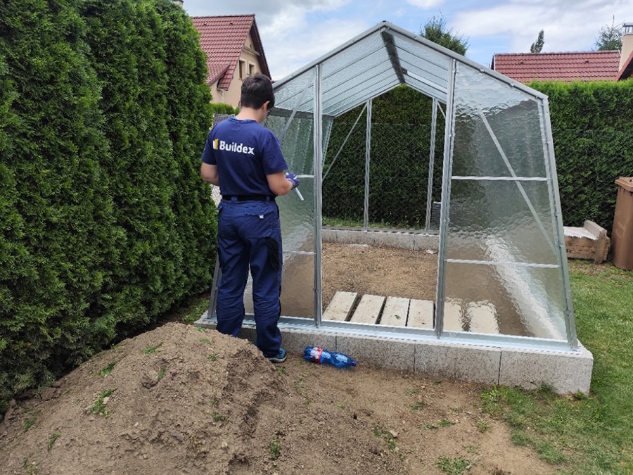 Montáže skleníků