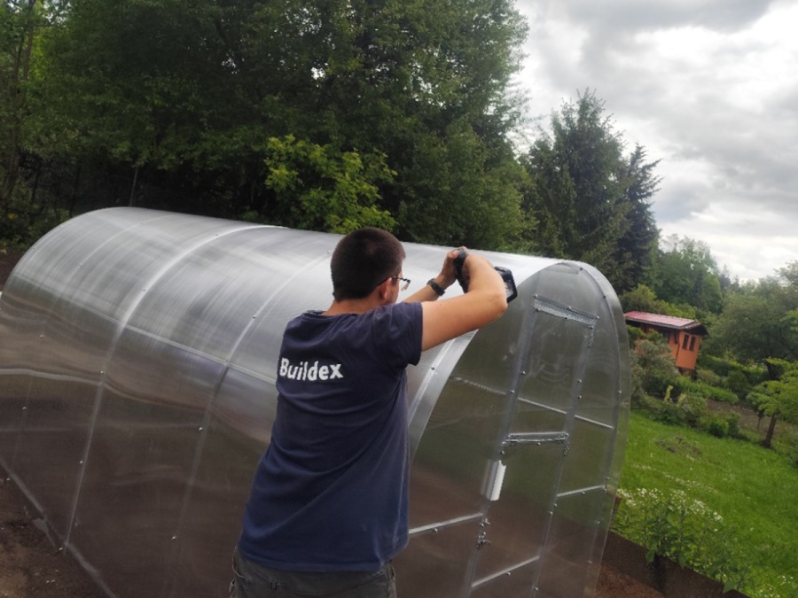 Montáže skleníků